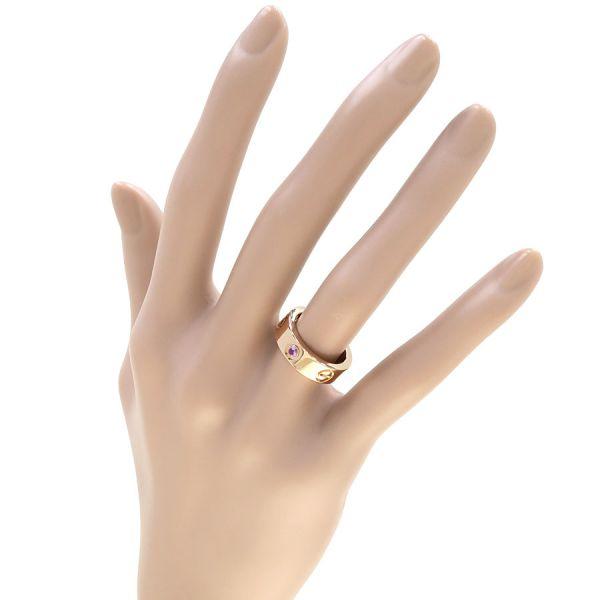 Cartier（カルティエ） ラブリング/1Pピンクサファイア#47(日本サイズ7