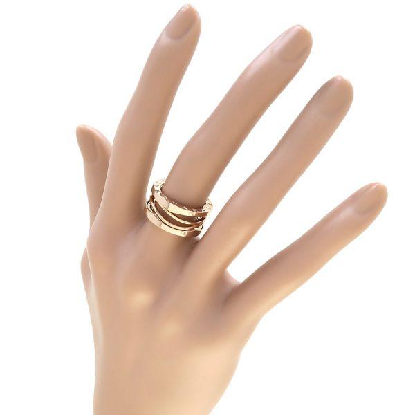 BVLGARI　ブルガリ　B-ZERO1　ビーゼロワン　サイズ50　約9号 BVLGARI（ブルガリ） 指輪 K18WG B.zero1 ビーゼロワンリング 5バンド