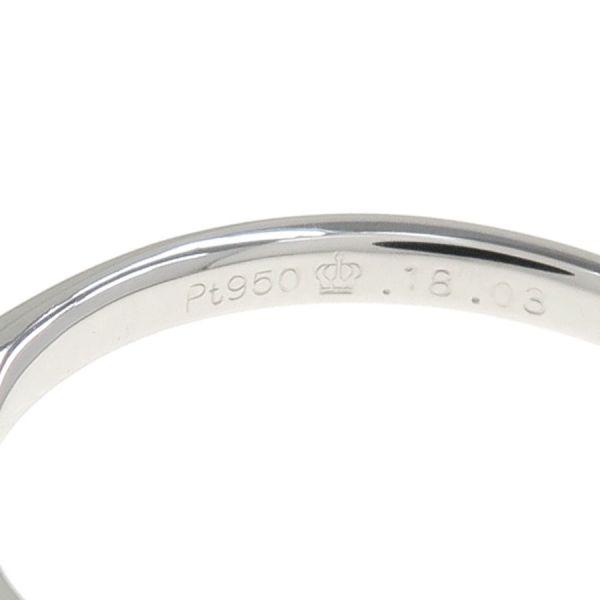 ロイヤルアッシャー クラウンソリテールリング/D0.18ct#11.5  Aランク.の画像