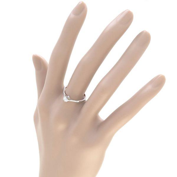 ロイヤルアッシャー クラウンソリテールリング/D0.18ct#11.5  Aランク.の画像