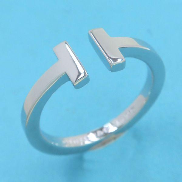 TIFFANY&Co.（ティファニー） Tスクエアリング#22.5 Aランク. : 質屋さ