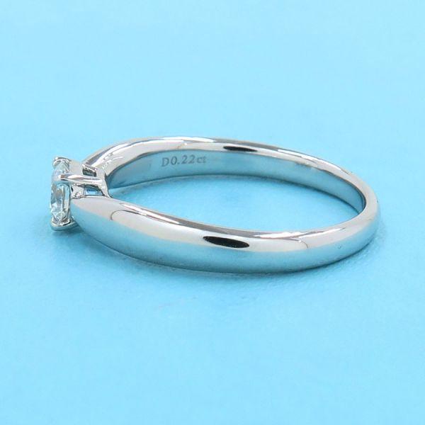 ティファニー ハーモニーソリティアリング/D0.22ct#7.5近辺  Aランク.の画像