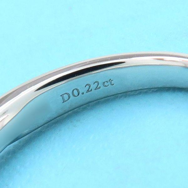 ティファニー ハーモニーソリティアリング/D0.22ct#7.5近辺  Aランク.の画像