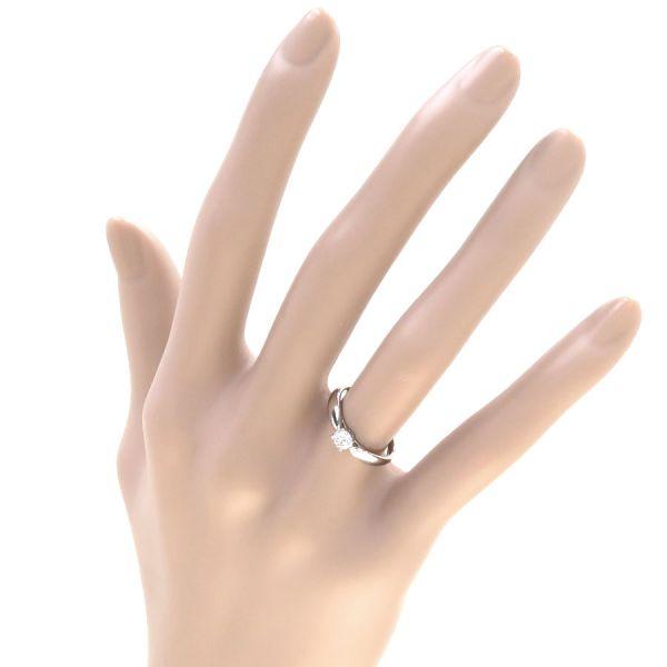 ティファニー ハーモニーソリティアリング/D0.22ct#7.5近辺  Aランク.の画像