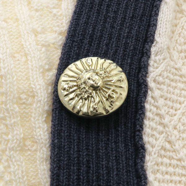 シャネルニットカーディガン　ライオン　ビッグボタン シャネルニットカーディガン ライオン ビッグボタン シャネル