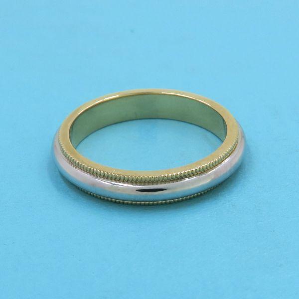 ティファニー トゥギャザーミルグレインバンドリング/3MM#11.5  Aランク.の画像