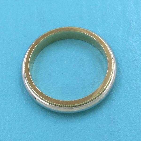 ティファニー トゥギャザーミルグレインバンドリング/3MM#11.5  Aランク.の画像