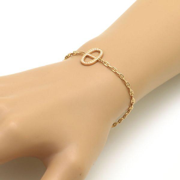 HERMES（エルメス） シェーヌダンクルコントゥールダイヤブレスレット