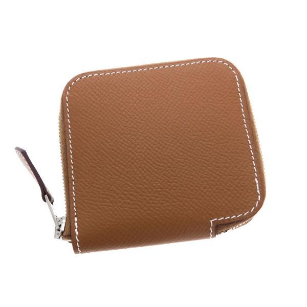 エルメス アザッフコンパクトミニ・シルクイン  【Bランク】【中古】 HERMES（エルメス） アザッフコンパクトミニ・シルクイン Bランク