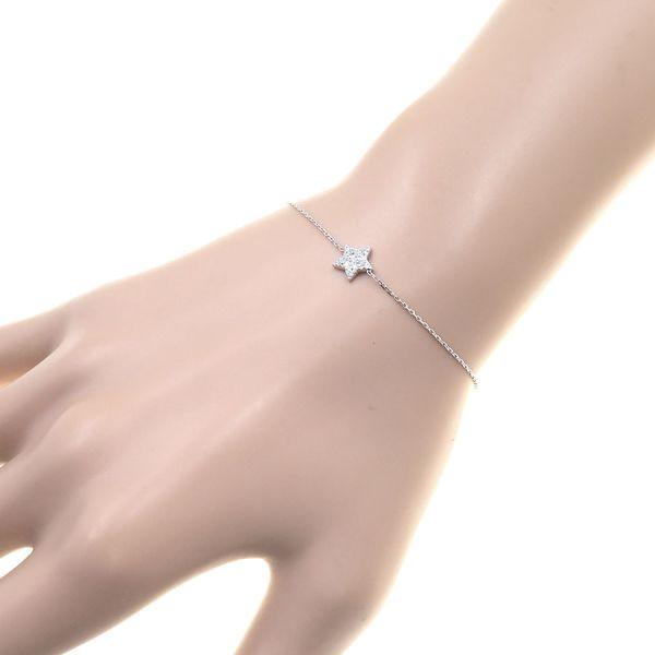 STAR JEWELRY スタージュエリー ダイヤモンドシルバーブレスレット STAR JEWELRY（スタージュエリー） ダイヤブレスレット/スター Aランク