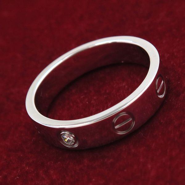 Cartier（カルティエ） ミニラブリング/1Pダイヤ#50(日本サイズ9.5号