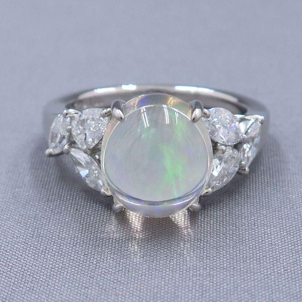 MIKIMOTO ミキモト ウォーターオパールダイヤリング#11 Aランク MIKIMOTO ミキモト ウォーターオパールダイヤリング#11 Aランク