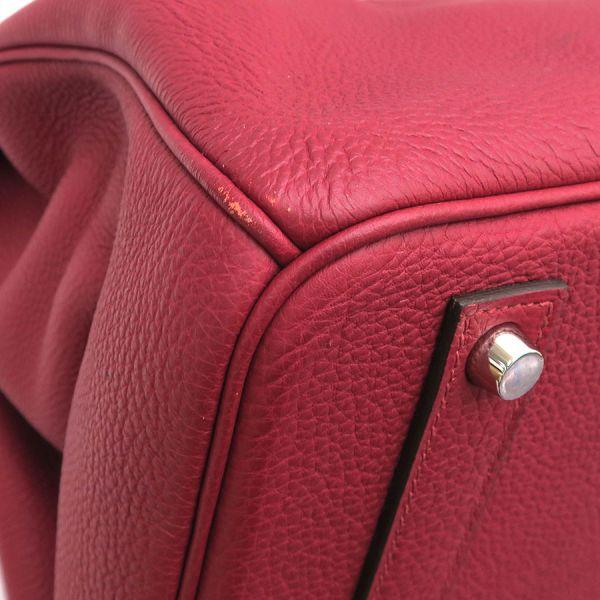 HERMES エルメス バーキン40 ルージュグレナ トゴ シルバー金具 HERMES エルメス バーキン40 ルージュグレナ トゴ シルバー金具