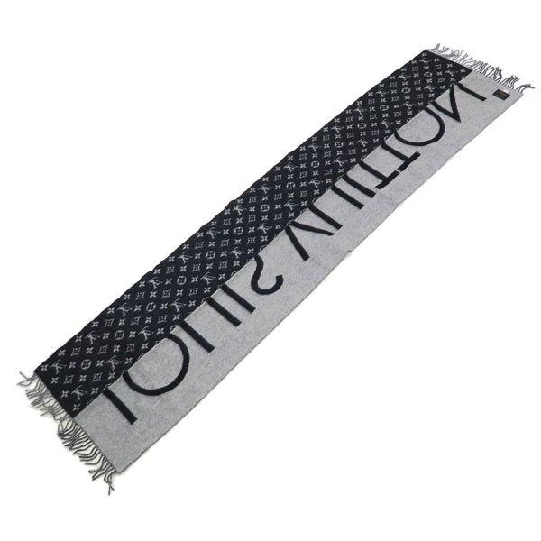 【値下げ中】ルイヴィトン カシミヤ エシャルプ モノグラム スプリット マフラー LOUIS VUITTON（ルイ・ヴィトン） エシャルプLVスプリット・マフラー B
