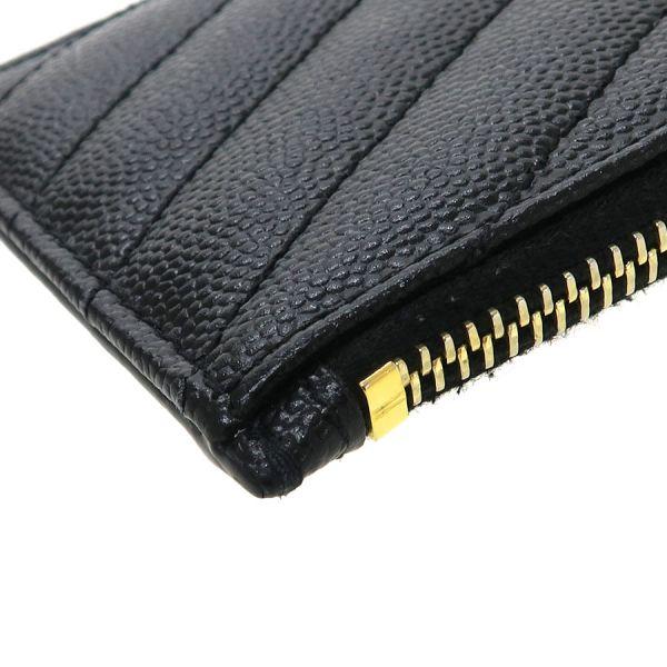 SAINT LAURENT PARIS ジップ カードケース　ケース SAINT LAURENT PARIS fragments zipped card case in grain de poudre