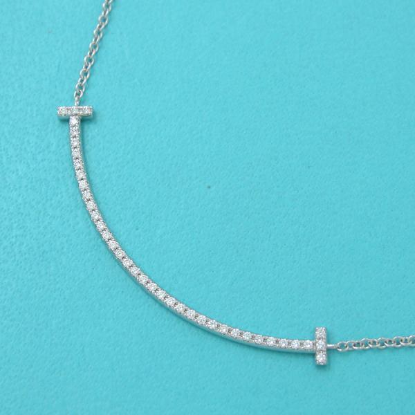 ティファニー Tスマイルダイヤネックレス スモール Aランク Y0056h 質屋さのや Yahoo ショップ 通販 Yahoo ショッピング