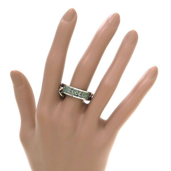 美品‼️GUCCI 指輪　ロゴリング　22号 GUCCI 22号 グッチ リング・指輪 ロゴ シルバー925 シルバー