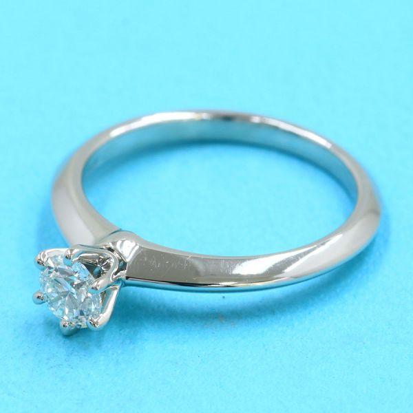 ティファニー ソリティアリング/D0.33ct#8.5近辺  Aランク.の画像