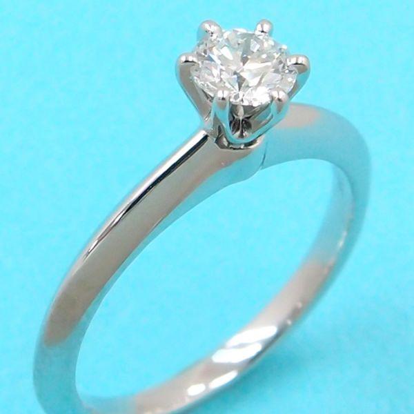 ティファニー ソリティアリング/D0.33ct#8.5近辺  Aランク.の画像