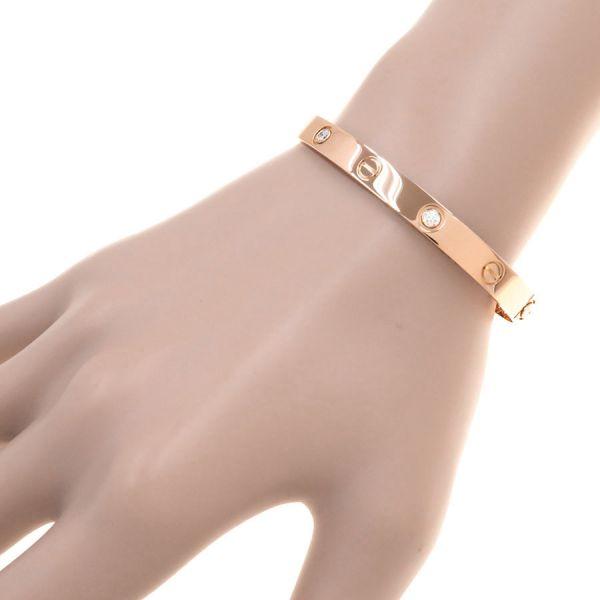 Cartier（カルティエ） ラブブレス/ハーフダイヤ(ダイヤ4P) Aランク