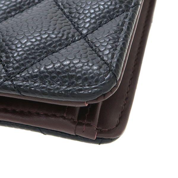 シャネル マトラッセキャビア ロングウォレット  Aランク.の画像