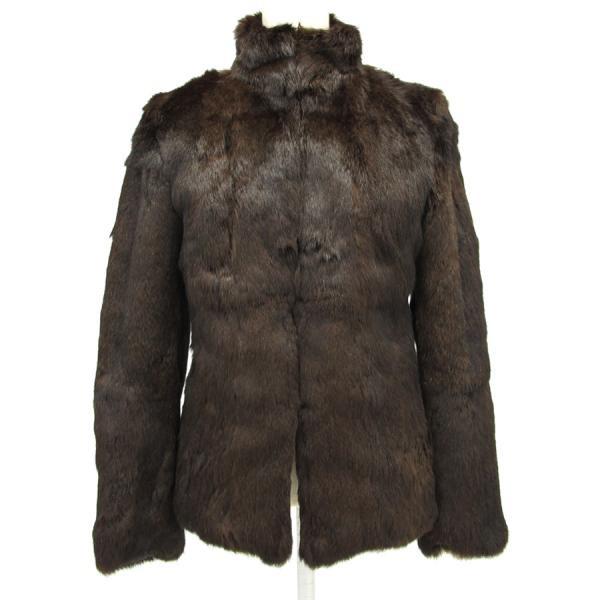 グッチ Cucci 山羊 ラビットブルゾン Bランク Aqua Pur Ro