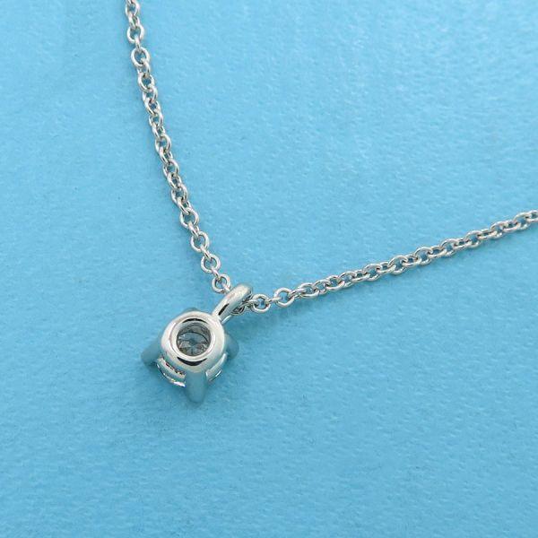ティファニー ソリティアダイヤネックレス/D0.17ct  Aランク.の画像