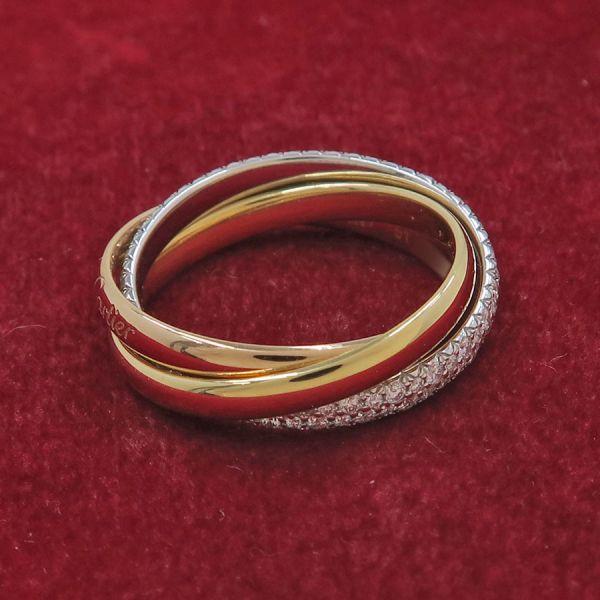Cartier（カルティエ） トリニティリング/スモールモデル/セミパヴェ