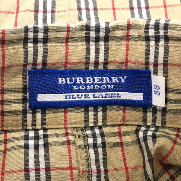 美品！BURBERRY バーバリー ブルーレーベル 長袖シャツ ベージュ 38 中古・古着通販】BURBERRY BLUE LABEL (バーバリーブルーレーベル