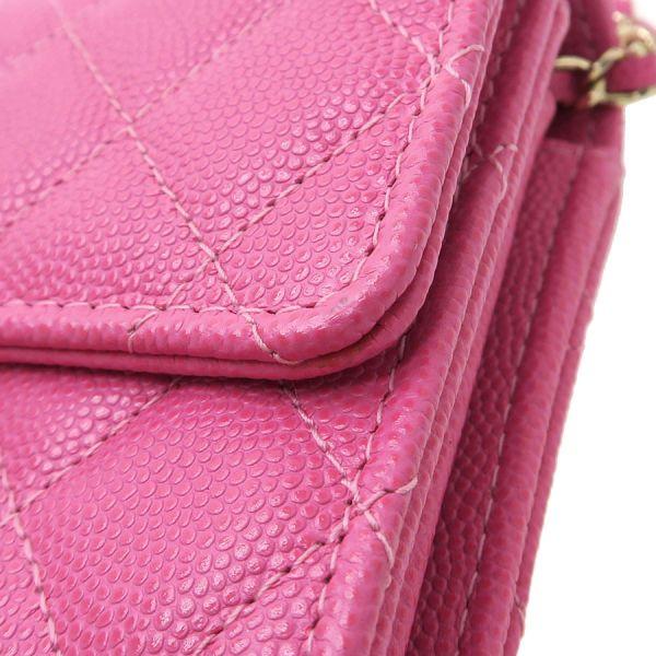 CHANEL（シャネル） キャビアマトラッセ・チェーンウォレット