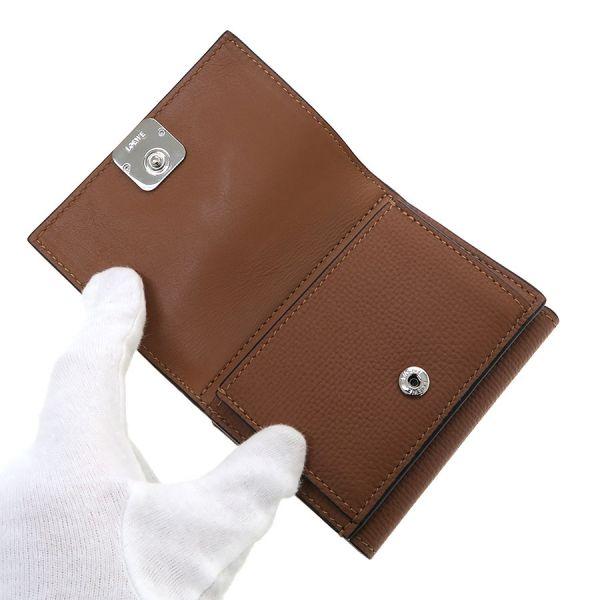 【極美品】LOEWE⭐ロエベ【トライフォールド・ウォレット】アナグラム 折り財布 LOEWE（ロエベ） アナグラム トライフォールド ウォレット Aランク