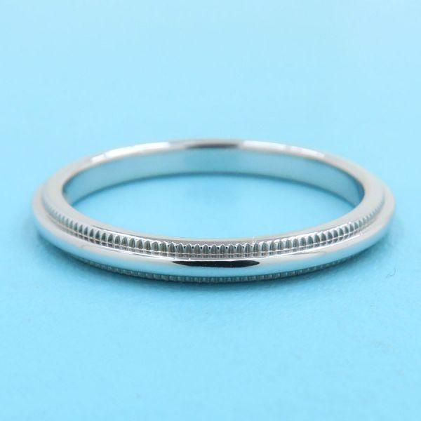 ティファニー トゥギャザーミルグレインバンドリング/2MM#9.5近辺  Aランク.の画像