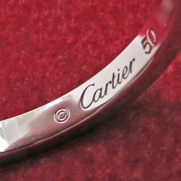 カルティエ バレリーナウェディングリング/ダイヤ3P#50(日本サイズ9.5号近辺)  Aランク.の画像