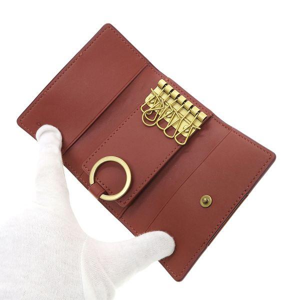 COACH（コーチ） 6リング キーケース・シグネチャーキャンバス Aランク