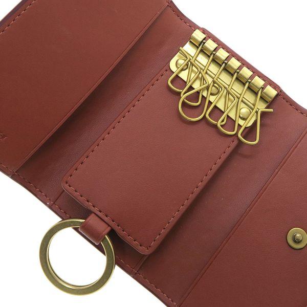 COACH（コーチ） 6リング キーケース・シグネチャーキャンバス Aランク