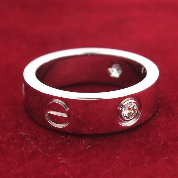 Cartier カルティエ ラブリング/ハーフダイヤ#49(日本サイズ9号 Cartier カルティエ ラブリング/ハーフダイヤ#49(日本サイズ9号