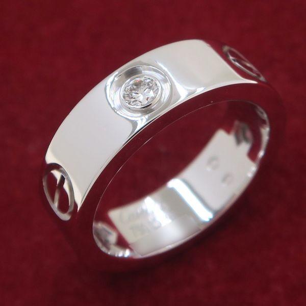 Cartier カルティエ ラブリング/ハーフダイヤ#49(日本サイズ9号 Cartier カルティエ ラブリング/ハーフダイヤ#49(日本サイズ9号