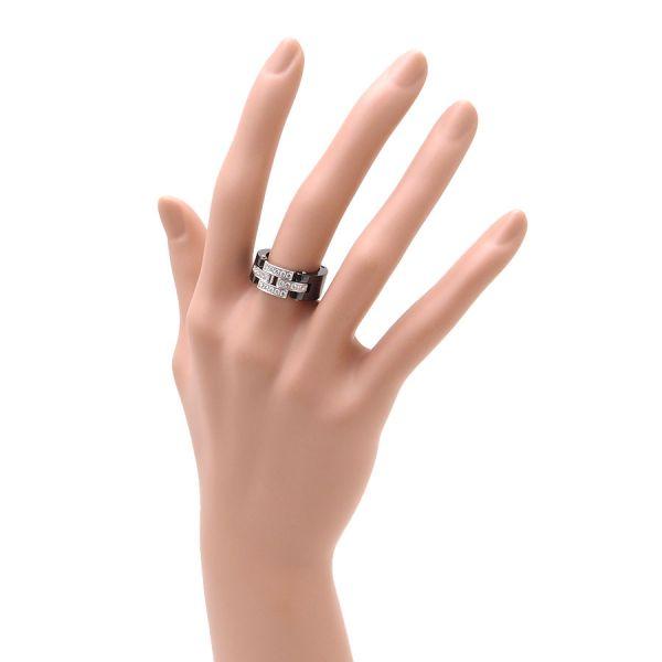 Cartier（カルティエ） マイヨンパンテールダイヤリング/ブラック