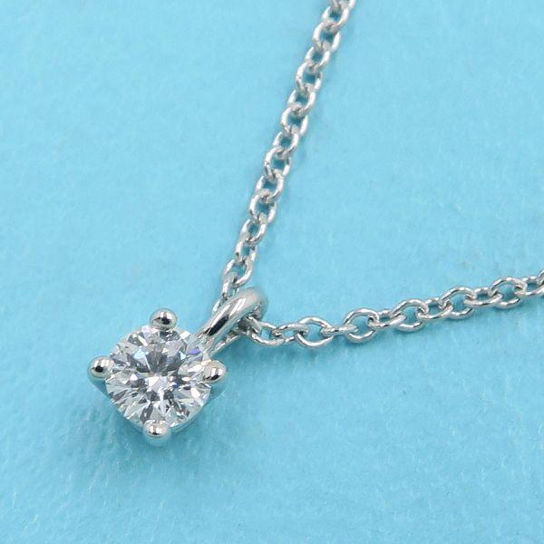 ティファニー ソリティアダイヤネックレス/D0.12ct  Aランク.