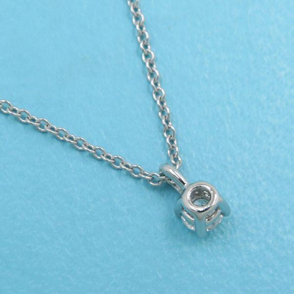 ティファニー ソリティアダイヤネックレス/D0.12ct  Aランク.の画像