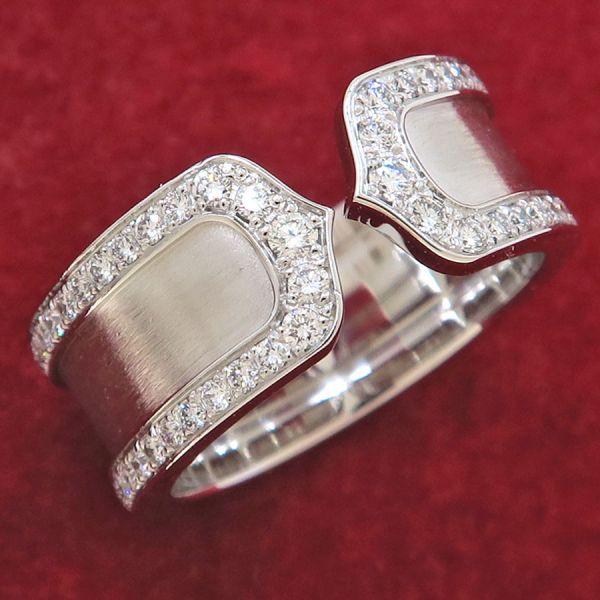 Cartier（カルティエ） C2リング/エッジダイヤモンド#54(日本サイズ