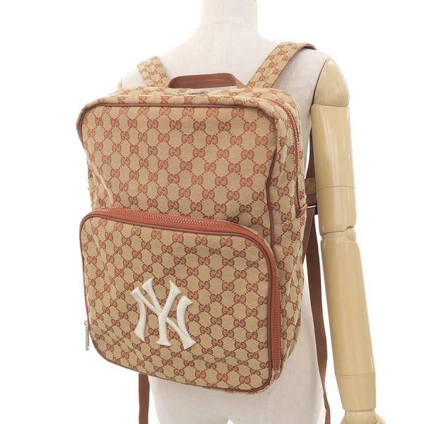 GUCCI（グッチ） グッチ×NY/GGキャンバス・リュック Bランク. : 質屋さ