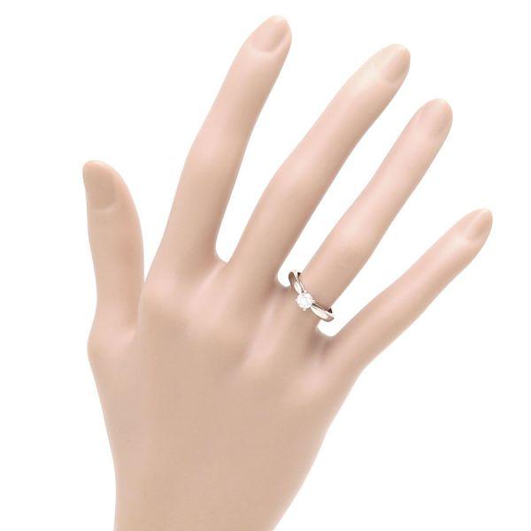 ヴァンクリーフ＆アーペル ボヌールソリティアダイヤリング/0.30ct#47(日本サイズ6.5号近辺)  Aランク.の画像