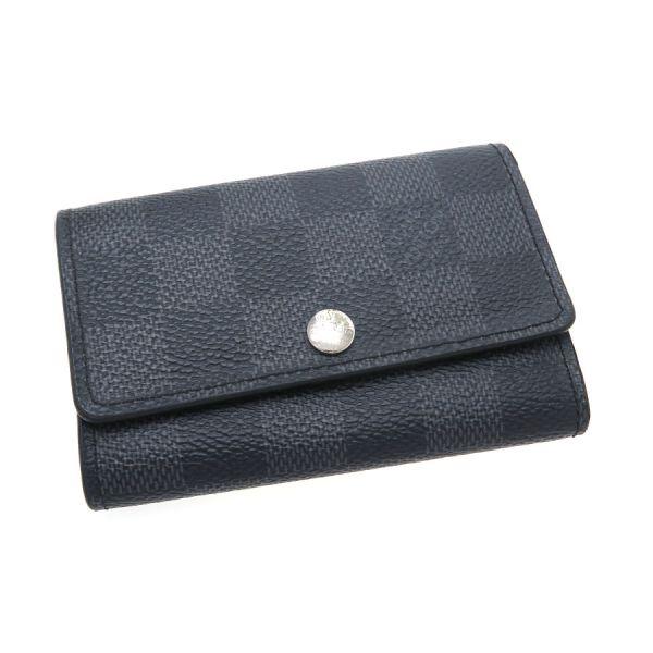 【美品】✨ルイヴィトン ダミエ グラフィット キーケース メンズ レディース LOUIS VUITTON（ルイ・ヴィトン） ダミエ グラフィット・キーケース6本