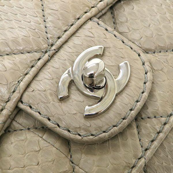 【極美品】CHANELシャネル パイソンショルダーバッグ 10番台 CHANEL（シャネル） パイソンチェーンショルダー Bランク. : 質屋さの