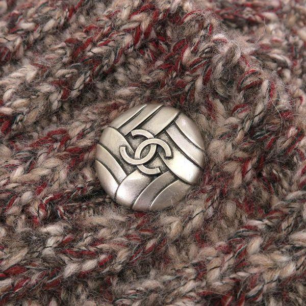 シャネル カーディガン  P58135【Bランク】【中古】 中古・古着通販】CHANEL (シャネル) ニットカーディガン レッド サイズ