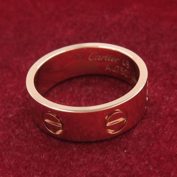 Cartier（カルティエ） ラブリング#48(日本サイズ8号近辺) Aランク 