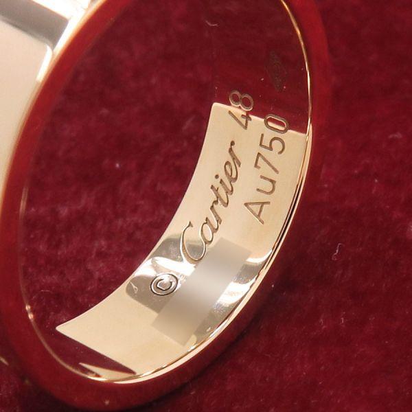 Cartier（カルティエ） ラブリング#48(日本サイズ8号近辺) Aランク 