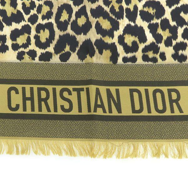 ディオール　Dior レオパード柄スカーフ Christian Dior（クリスチャン・ディオール） レオパード スカーフ B