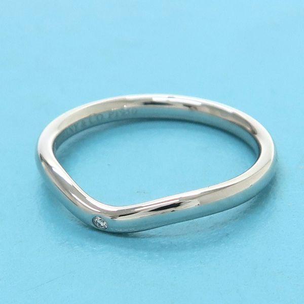 TIFFANY&Co.（ティファニー） カーブドバンドリング/ダイヤ1P#10 A